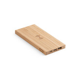 FITCH. Power bank 5'000 mAh με ασύρματο φορτιστή 5W από μπαμπού