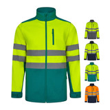 VL HESTIA. Δίχρωμη ζακέτα από soft shell (280g/m²), από πολυεστέρα (96%) και ελαστάνη (4%)