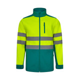 VL HESTIA. Δίχρωμη ζακέτα από soft shell (280g/m²), από πολυεστέρα (96%) και ελαστάνη (4%)