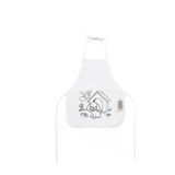 NILO. Παιδική ποδιά για χρωματισμό σε non-woven (80 g/m²)