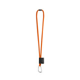 SET Lanyard TUBE Long (Ø 7 mm) με Καραμπίνερ Σχήματος D 55 mm και Κούμπωμα Ασφαλείας Ø 7 mm