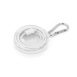 JEMISON. Καλώδιο USB-C σε USB-C με πλεγμένο καλώδιο (60W), κατασκευασμένο από ABS, ανοξείδωτο ατσάλι, αλουμίνιο και πολυεστέρα