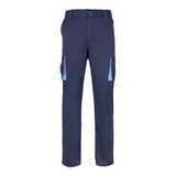 VL HYPNOS. Δίχρωμο παντελόνι twill με πολλαπλές τσέπες (200g/m²), από βαμβάκι (35%) και πολυεστέρα (65%)