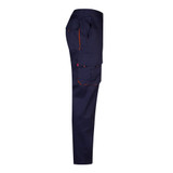 VL HYPNOS. Δίχρωμο παντελόνι twill με πολλαπλές τσέπες (200g/m²), από βαμβάκι (35%) και πολυεστέρα (65%)
