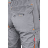VL HYPNOS. Δίχρωμο παντελόνι twill με πολλαπλές τσέπες (200g/m²), από βαμβάκι (35%) και πολυεστέρα (65%)