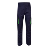 VL HYPNOS. Δίχρωμο παντελόνι twill με πολλαπλές τσέπες (200g/m²), από βαμβάκι (35%) και πολυεστέρα (65%)
