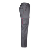 VL HYPNOS. Δίχρωμο παντελόνι twill με πολλαπλές τσέπες (200g/m²), από βαμβάκι (35%) και πολυεστέρα (65%)