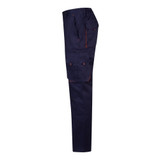 VL HYPNOS. Δίχρωμο παντελόνι twill με πολλαπλές τσέπες (200g/m²), από βαμβάκι (35%) και πολυεστέρα (65%)