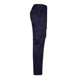 VL HYPNOS. Δίχρωμο παντελόνι twill με πολλαπλές τσέπες (200g/m²), από βαμβάκι (35%) και πολυεστέρα (65%)