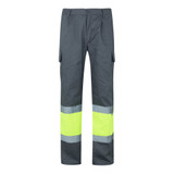 VL ATHENA. Δίχρωμο παντελόνι twill (210g/m²), με επένδυση, πολλές τσέπες, από βαμβάκι (20%) και πολυεστέρα (80%)