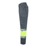 VL ATHENA. Δίχρωμο παντελόνι twill (210g/m²), με επένδυση, πολλές τσέπες, από βαμβάκι (20%) και πολυεστέρα (80%)
