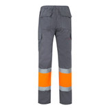 VL ATHENA. Δίχρωμο παντελόνι twill (210g/m²), με επένδυση, πολλές τσέπες, από βαμβάκι (20%) και πολυεστέρα (80%)