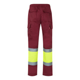 VL ATHENA. Δίχρωμο παντελόνι twill (210g/m²), με επένδυση, πολλές τσέπες, από βαμβάκι (20%) και πολυεστέρα (80%)