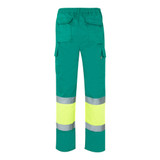 VL ATHENA. Δίχρωμο παντελόνι twill (210g/m²), με επένδυση, πολλές τσέπες, από βαμβάκι (20%) και πολυεστέρα (80%)