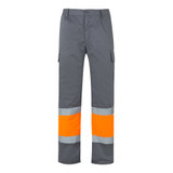 VL POSEIDON. Δίχρωμο παντελόνι twill με πολλές τσέπες (210g/m²), από βαμβάκι (20%) και πολυεστέρα (80%)