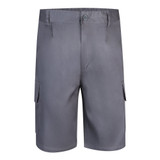 VL CHIONE. Βερμούδα από twill με πολλαπλές τσέπες (200g/m²), από βαμβάκι (35%) και πολυεστέρα (65%)