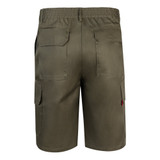 VL CHIONE. Βερμούδα από twill με πολλαπλές τσέπες (200g/m²), από βαμβάκι (35%) και πολυεστέρα (65%)