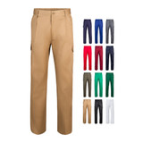 VL MABON. Παντελόνι twill με πολλαπλές τσέπες (200g/m²), από βαμβάκι (35%) και πολυεστέρα (65%)