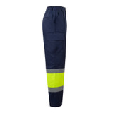 VL ARTEMIS. Δίχρωμο παντελόνι, από twill (190g/m²), από βαμβάκι (20%) και πολυεστέρα (80%)