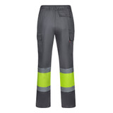 VL ARTEMIS. Δίχρωμο παντελόνι, από twill (190g/m²), από βαμβάκι (20%) και πολυεστέρα (80%)