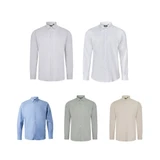 VL PRITHVI MAN. Ανδρικό πουκάμισο Oxford (180 g/m²) από βαμβάκι (50%), πολυεστέρα (45%) και ελαστάνη (5%)