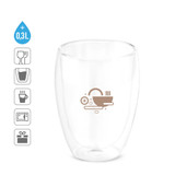 MACHIATO CUP. Κύπελλο βοριοπυριτικού γυαλιού 350 mL