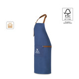 VESPER. Ποδιά από 100% βαμβάκι (300 g/m²) με μεταλλικές λεπτομέρειες