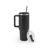 JOYNER XL. Μεγάλο κύπελλο ταξιδιού από ανοξείδωτο χάλυβα (91% ανακυκλωμένο) με διπλό τοίχωμα με μόνωση κενού και ματ φινίρισμα 1300 mL