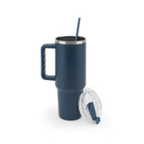 JOYNER XL. Μεγάλο κύπελλο ταξιδιού από ανοξείδωτο χάλυβα (91% ανακυκλωμένο) με διπλό τοίχωμα με μόνωση κενού και ματ φινίρισμα 1300 mL