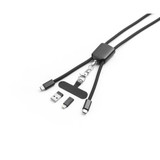 ZEWAIL. Κορδόνι με θήκη για smartphone, καλώδιο USB-C και διάφορους προσαρμογείς από ανακυκλωμένο ABS και ανακυκλωμένο TPE
