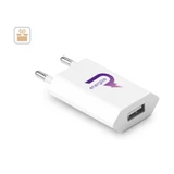 WOESE. Προσαρμογέας ρεύματος USB-A 5W από ανακυκλωμένο ABS (100% rABS)