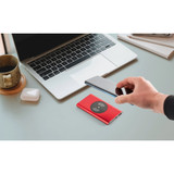 CASSINI. Power bank 4'000 mAh με ασύρματο φορτιστή 5W σε ανακυκλωμένο αλουμίνιο (100% rAL)