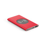 CASSINI. Power bank 4'000 mAh με ασύρματο φορτιστή 5W σε ανακυκλωμένο αλουμίνιο (100% rAL)