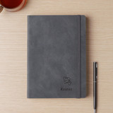 Notebook Eco Leather | Steel Grey