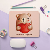 Mouse Pad Heart Balloon