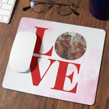 Mouse Pad Red Love