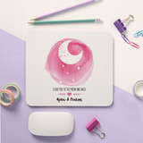 Mouse Pad Pink Moon