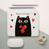 Mouse Pad Black Kitty
