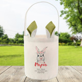 Καλάθι Αυγών Bunny with Flowers