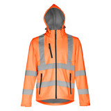 THC ZAGREB WORK. Σακάκι softshell υψηλής ορατότητας (unisex)