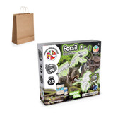2 in 1 Fossil Excavation Kit III. Εκπαιδευτικό παιχνίδι παρέχεται με σακούλα δώρου από χαρτί κραφτ (115 g/m²)