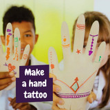 Tattoo Factory Kit II. Εκπαιδευτικό παιχνίδι παραδίδεται με σακούλα δώρου από χαρτί κραφτ (100 g/m²)