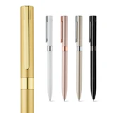 CLARE. Στυλό ανακυκλωμένο αλουμινίου (100% rAL) με μηχανισμό περιστροφής και κλιπ