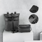 ROVER BACKPACK. Σακίδιο πλάτης από μικροΐνες και PU