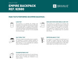 EMPIRE BACKPACK. Σακίδιο πολυπροπυλενίου για φορητό υπολογιστή 14''