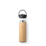 LAVER. Μπουκάλι Thermos από μπαμπού, ανοξείδωτο ατσάλι και PP 440 mL
