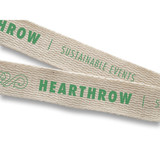 HEATHROW. Lanyard από 100% βαμβάκι
