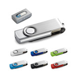CLAUDIUS 4GB. Μονάδα flash USB 4 GB με μεταλλικό κλιπ