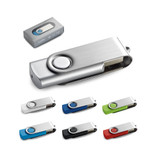 CLAUDIUS 4GB. Μονάδα flash USB 4 GB με μεταλλικό κλιπ