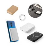AMPERE 5. Μαγνητικό power bank 5'000 mAh με ασύρματο φορτιστή εξαιρετικά γρήγοτρης φόρτισης15W σε ανακυκλωμένο ABS (100% rABS)